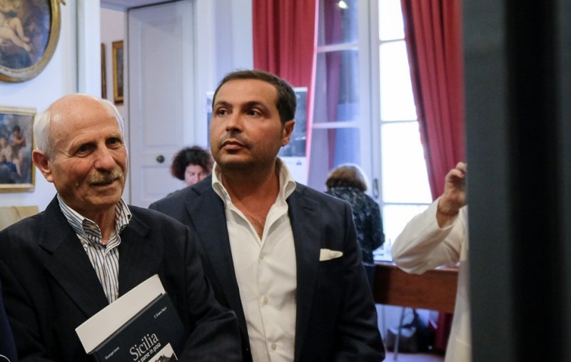 Il presidente di Giuria Peppe Leone e il direttore del Premio Mario Esposito